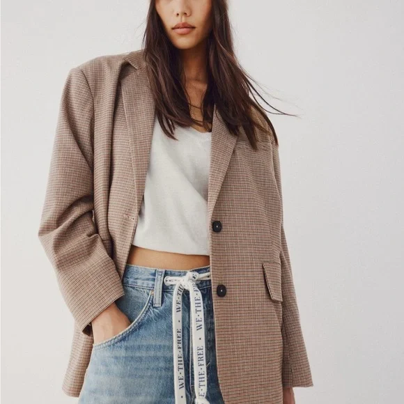 Free People Women's Ginger Blazer - Picture 3 of 10